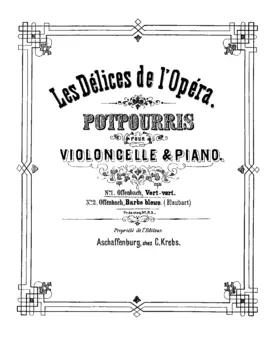 Potpourris for Cello and Piano