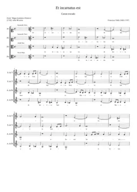 Et incarnatus est