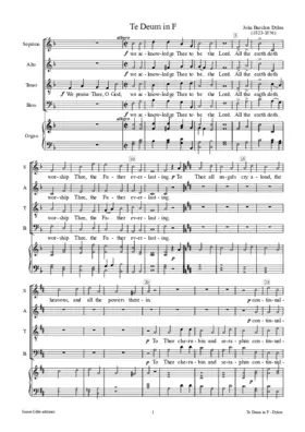 Te Deum in F