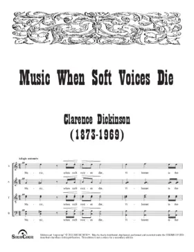 Music when soft voices die