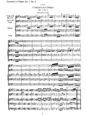Organ Concerto in A major