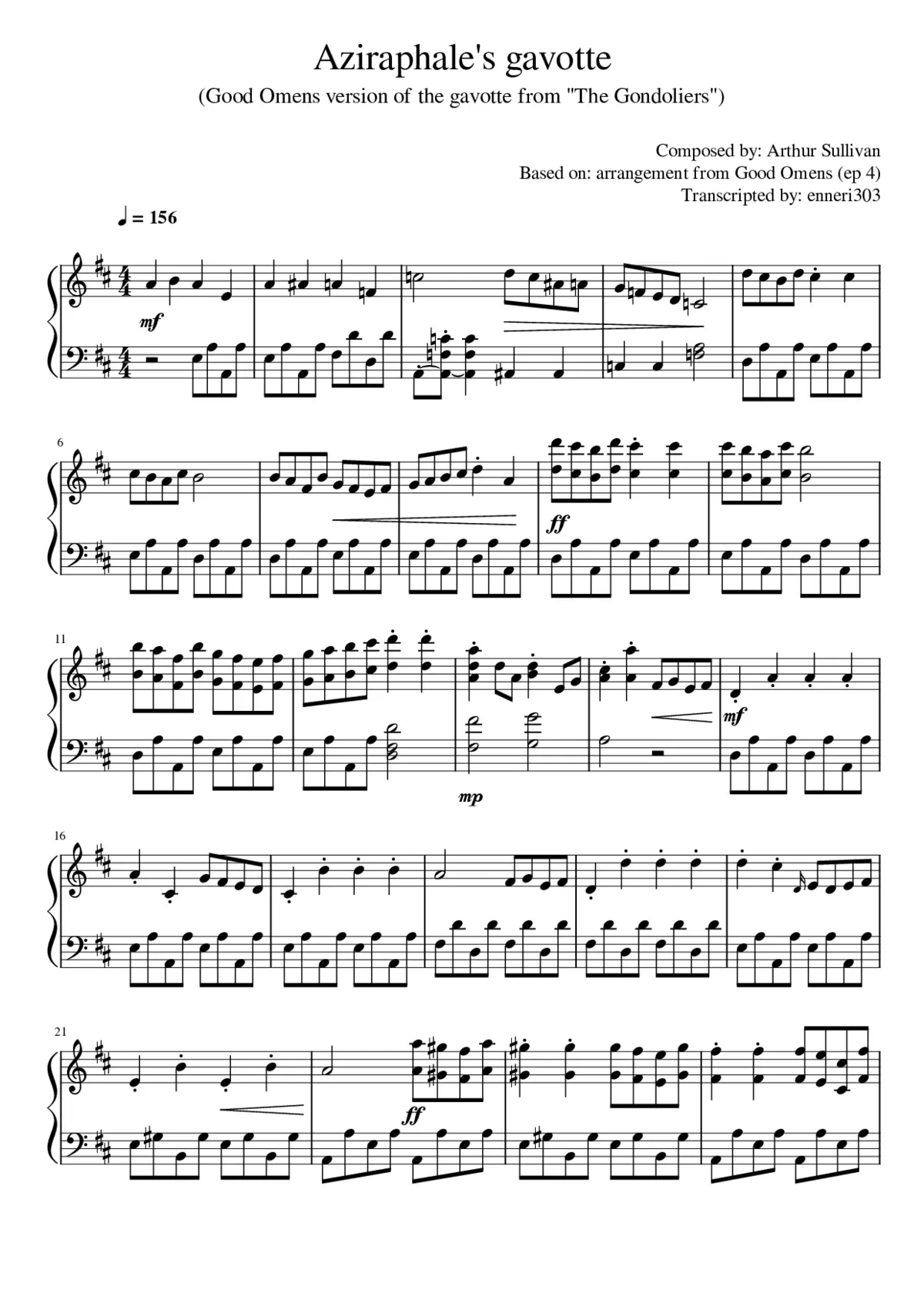 The Gondoliers - Page 1