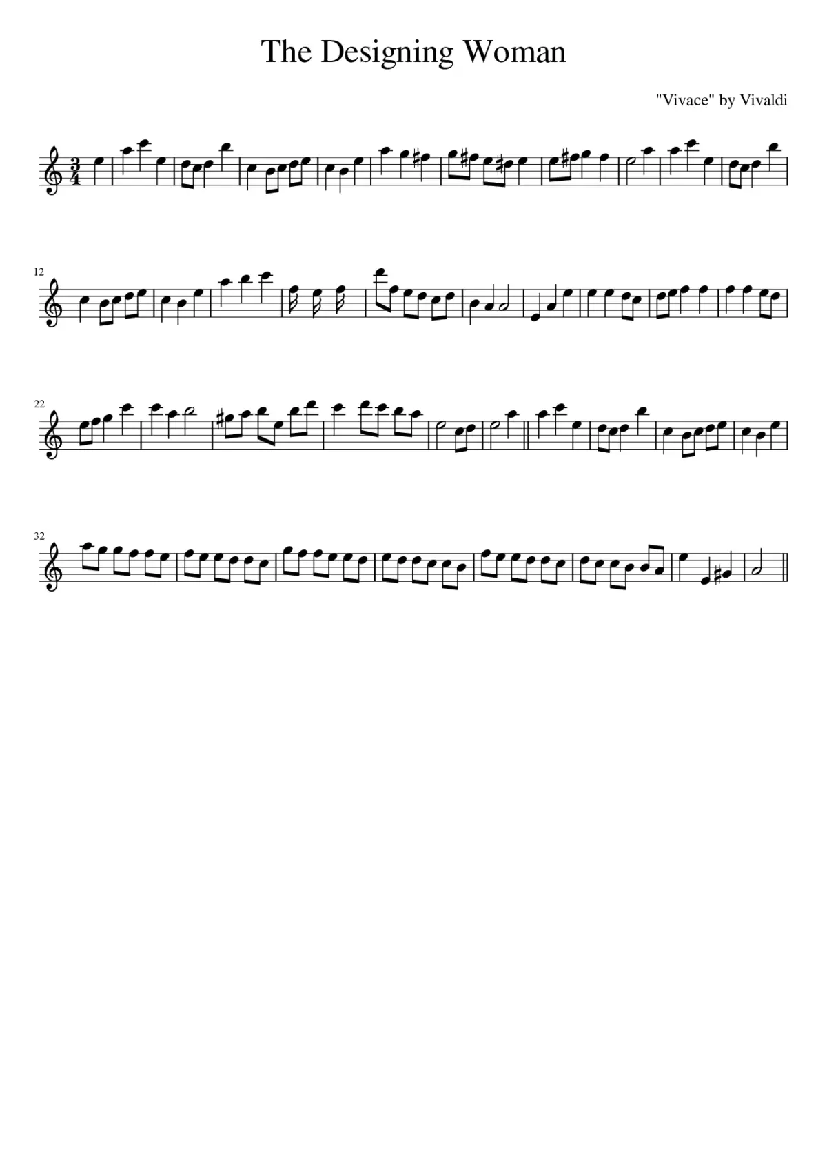 The Designing Woman - Page 1