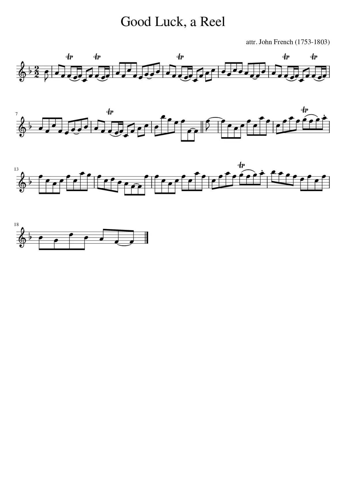 Good Luck a Reel - Page 1