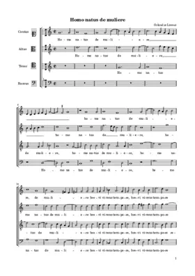 Homo natus de muliere (1565)