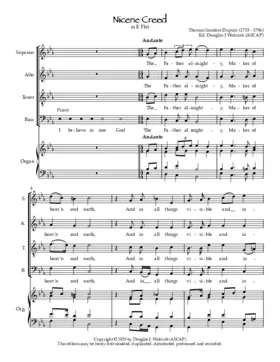 Nicene Creed in E-Flat