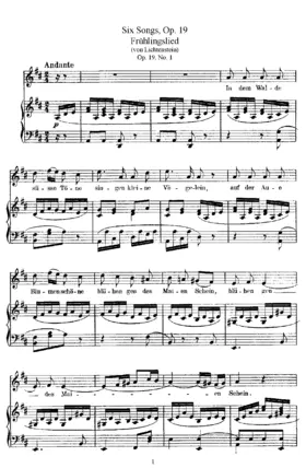 Sechs Gesänge