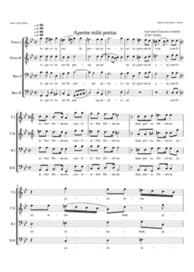 Aperite mihi portas