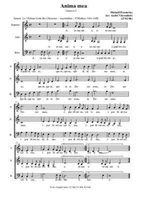 Anima mea quid tristis es