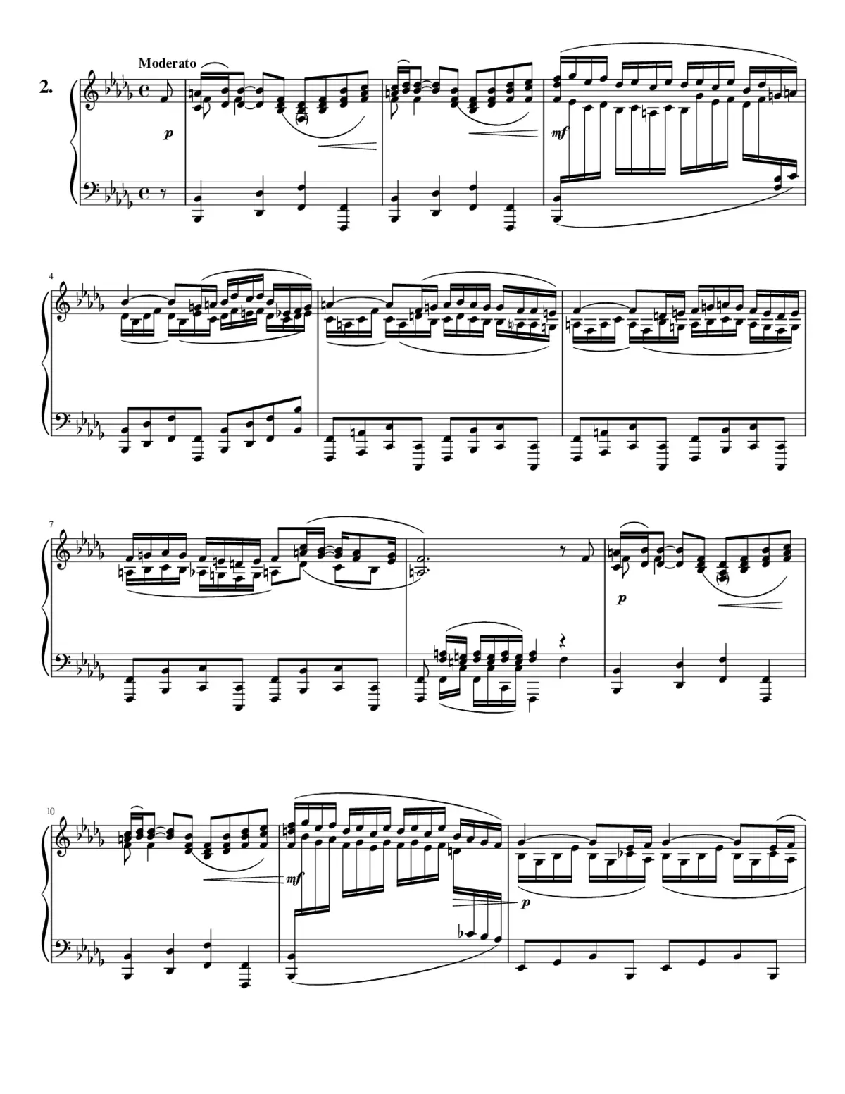 11 Etudes in the Form of Old Dances Op.19 - Page 1