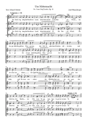 Um Mitternacht, Op. 31, No. 3