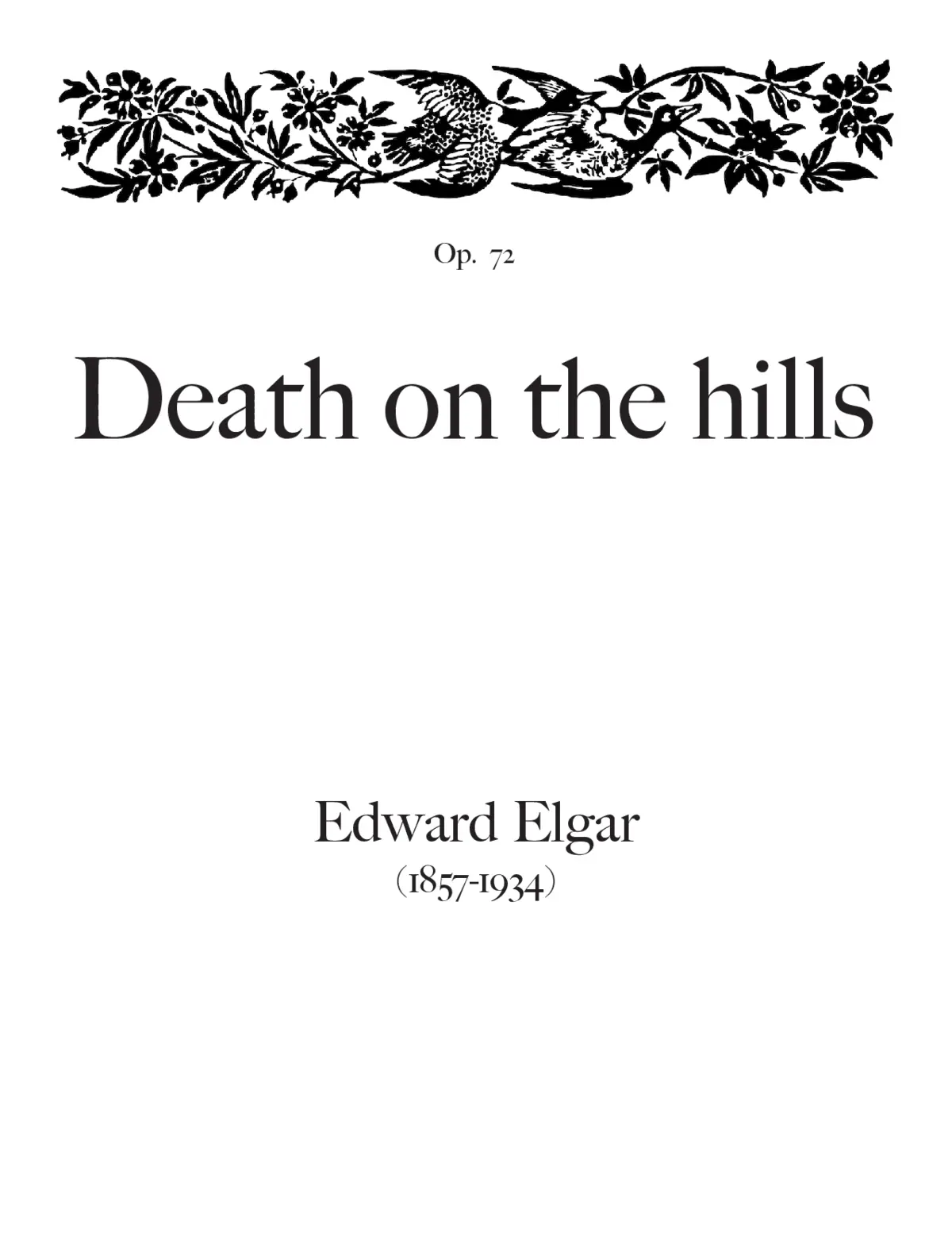 Death on the hills - Page 1