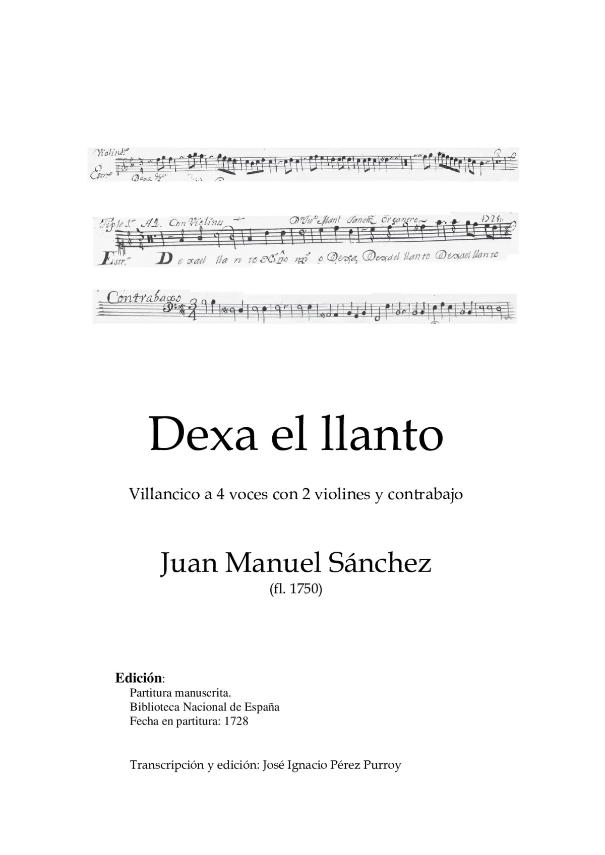 Dexa el llanto - Page 1