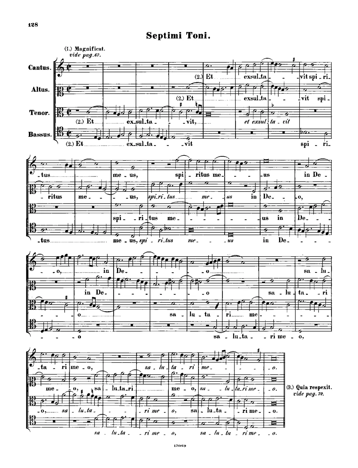 Magnificat septimi toni - Page 1