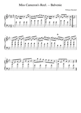 Miss Cameron's Reel. -- Balvenie