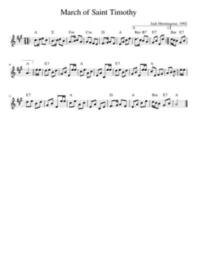 March of Saint Timothy