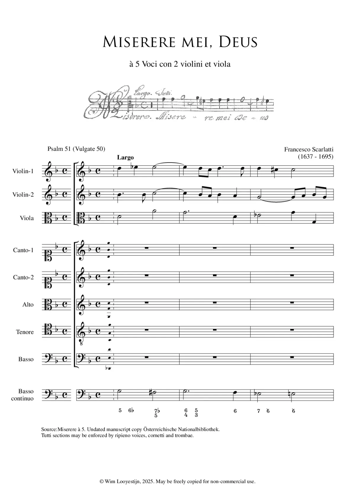 Miserere mei Deus - Page 1