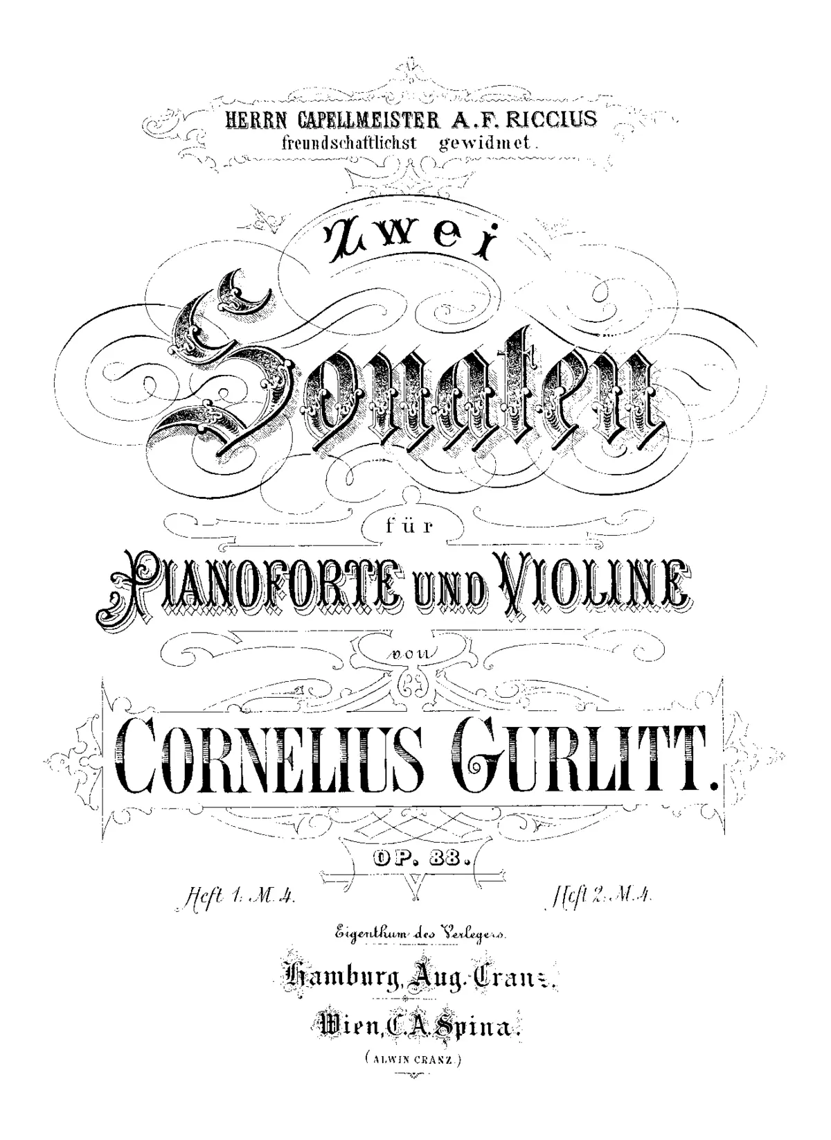 2 Violin Sonatas - Page 1