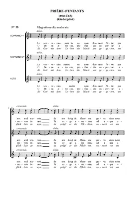 Prière d'enfants