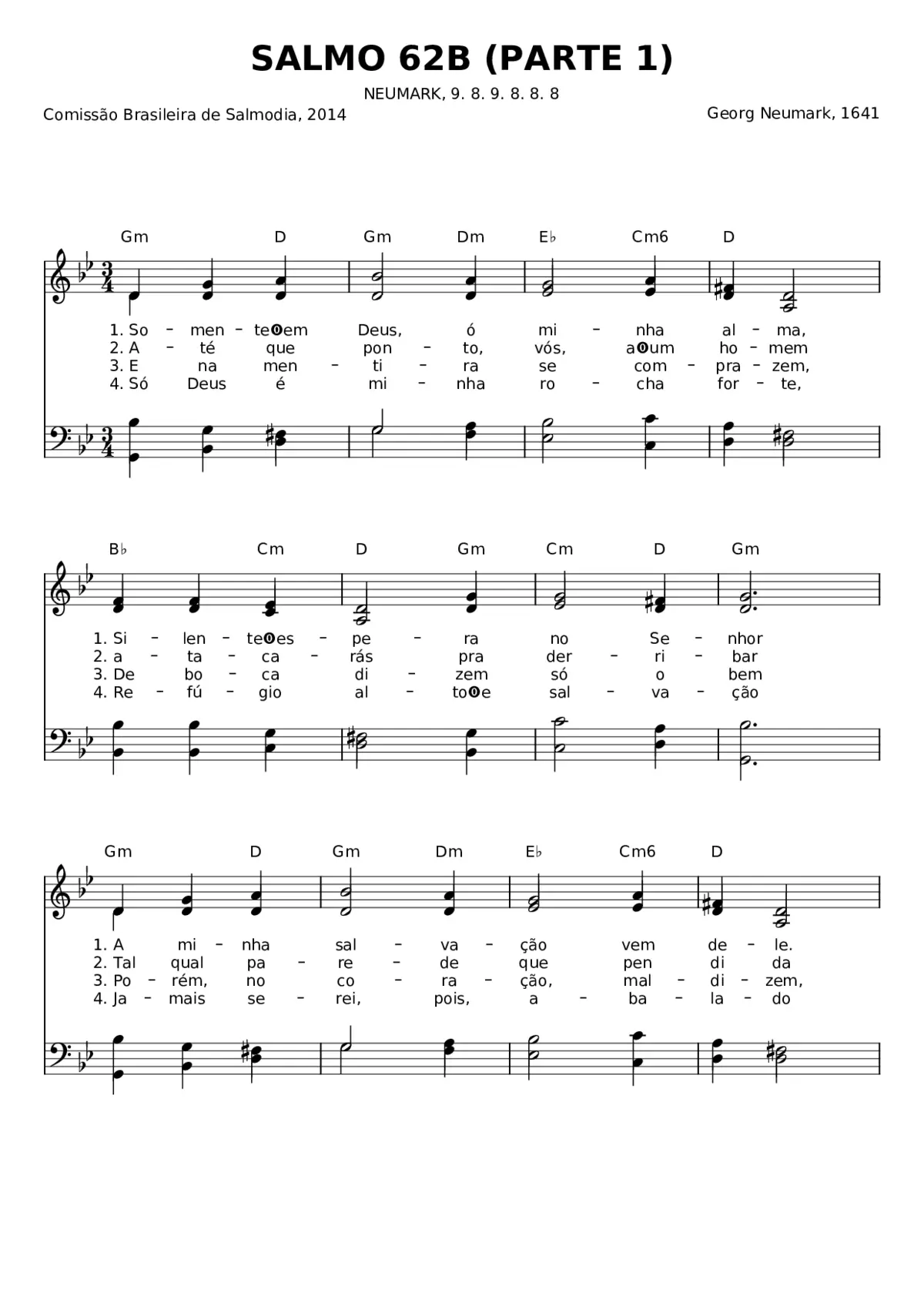 Salmo 62B (Parte 1) - Page 1