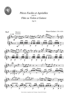 16 Pièces faciles et agréables Op.74