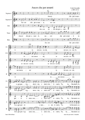 Ancor che per amarti