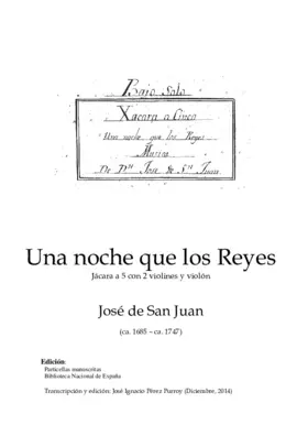 Una noche que los Reyes