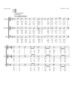 Lo Spensierato (Poiche 'l mio foco e spento)