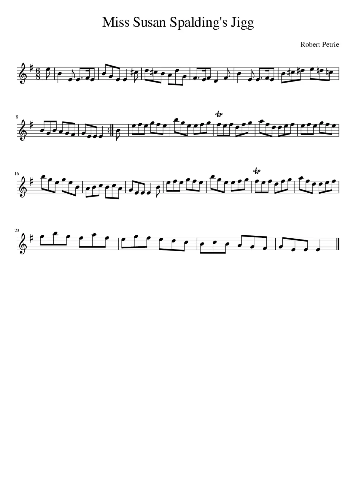 Miss Susan Spalding's Jigg - Page 1