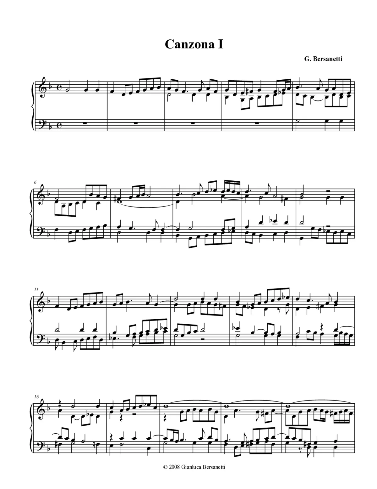 3 Canzonas - Page 1