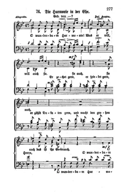 Die Harmonie in der Ehe