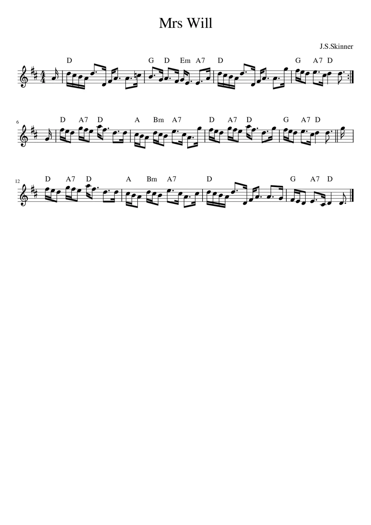 Mrs Will - Page 1