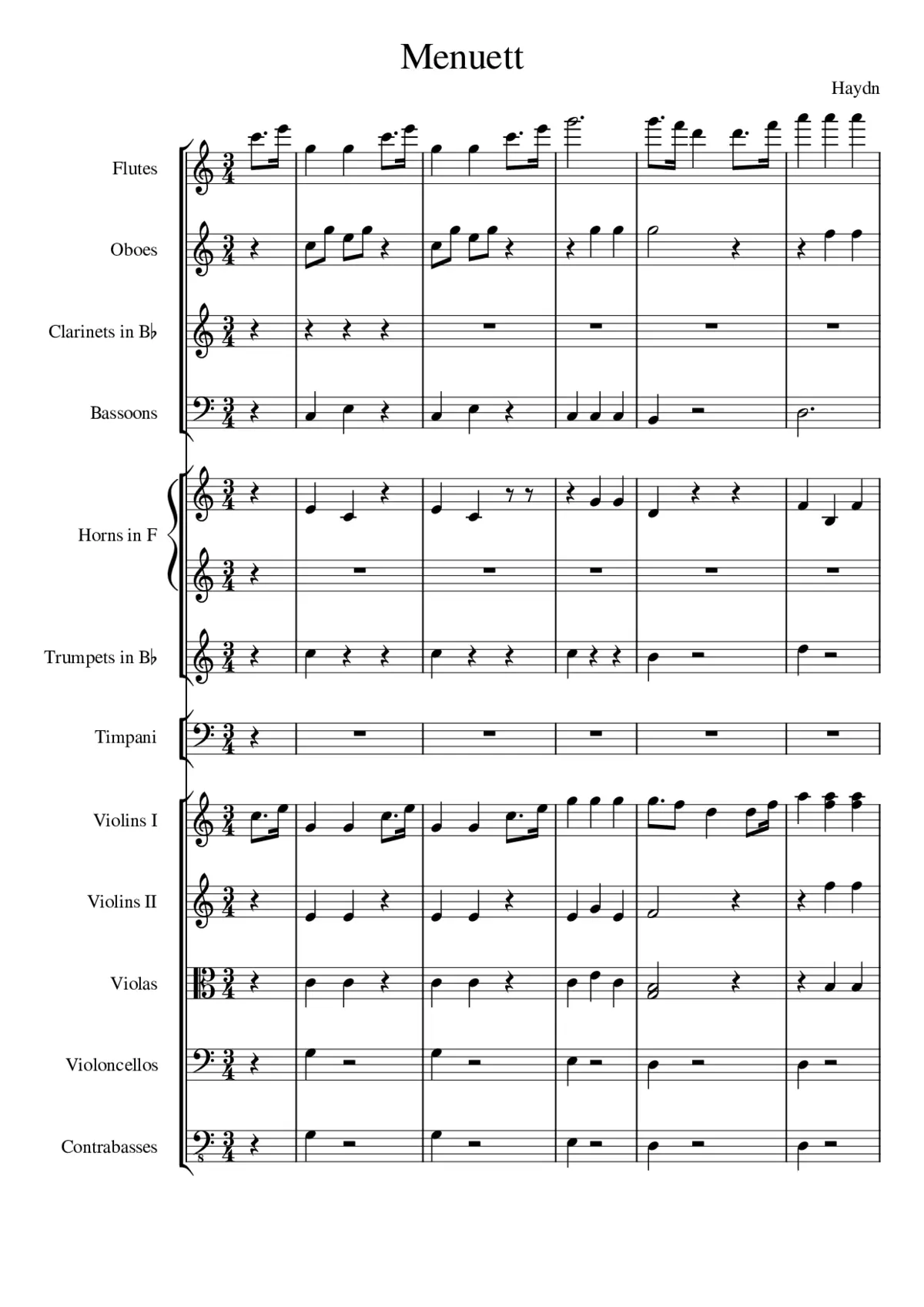Haydn - Page 1