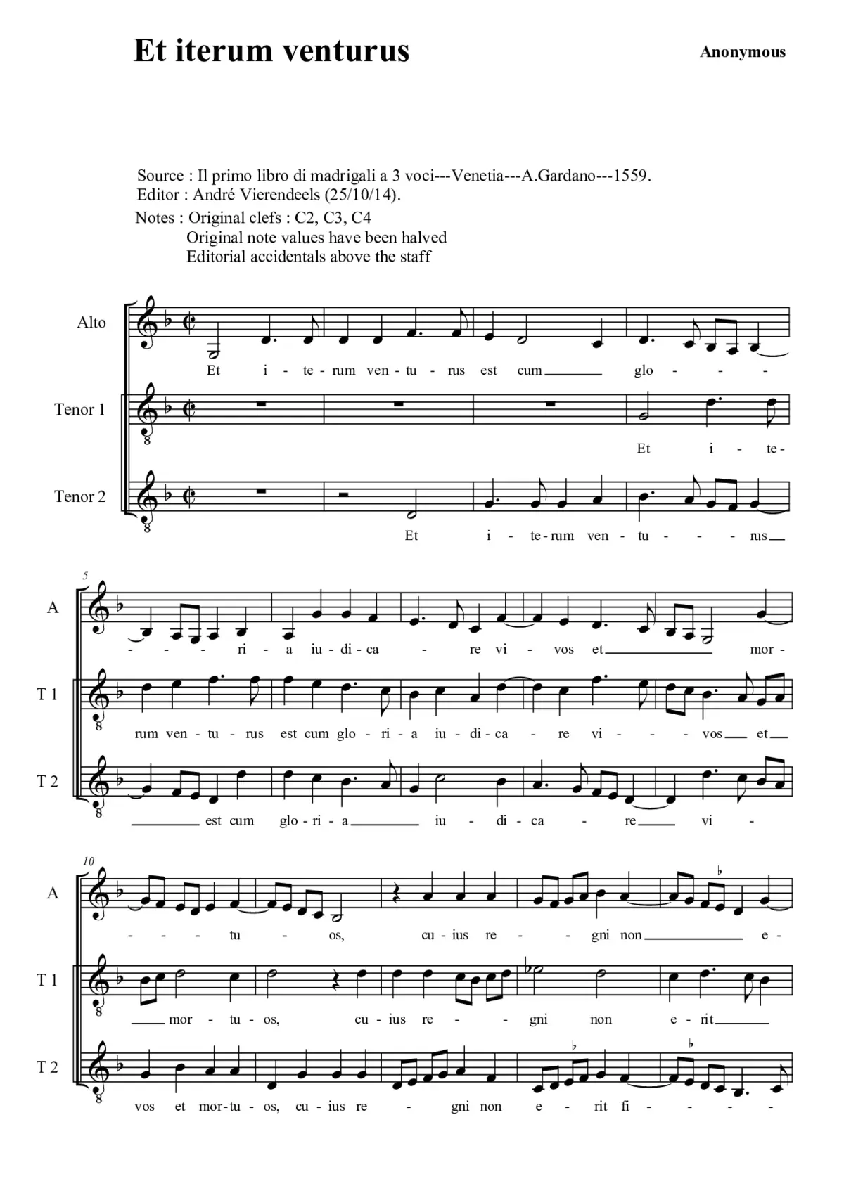 Et iterum venturus est - Page 1