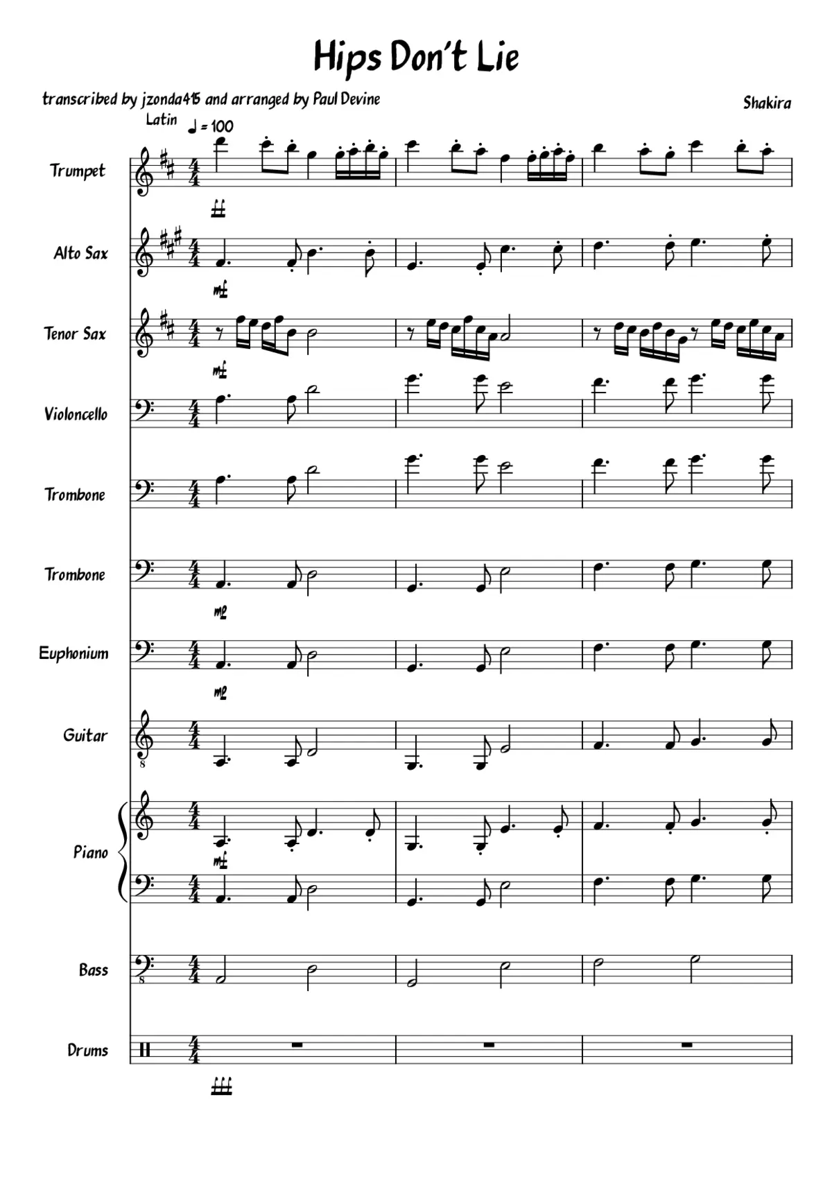 hips dont lie - Page 1