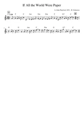 IF ALL THE WORLD WERE PAPER