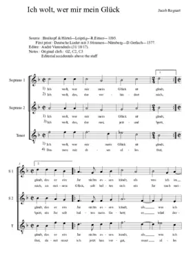 Ich wolt wer mir mein Glück nit gündt