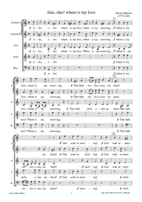 Alas, alas! where is my love