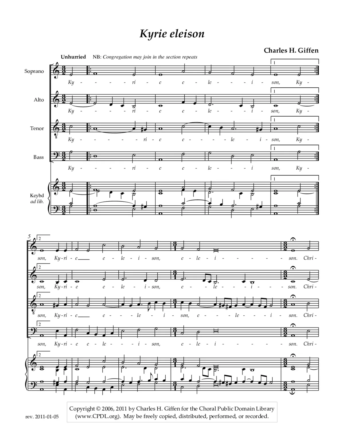 Kyrie eleison - Page 1