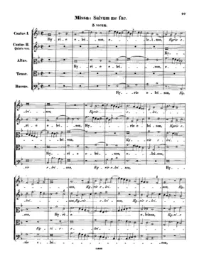 Missa Salvum me fac