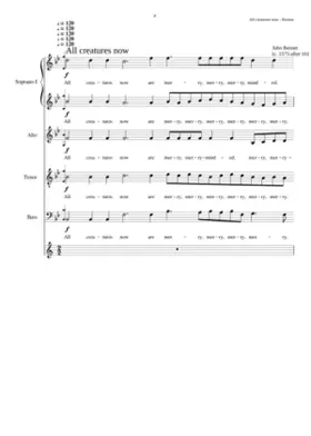 All creatures now are merry-minded