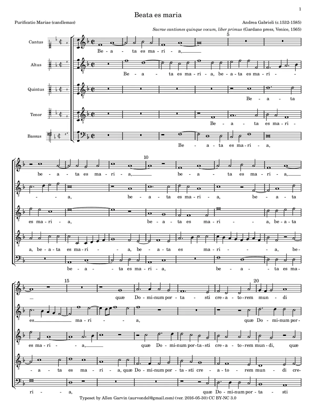 Beata es Maria - Page 1