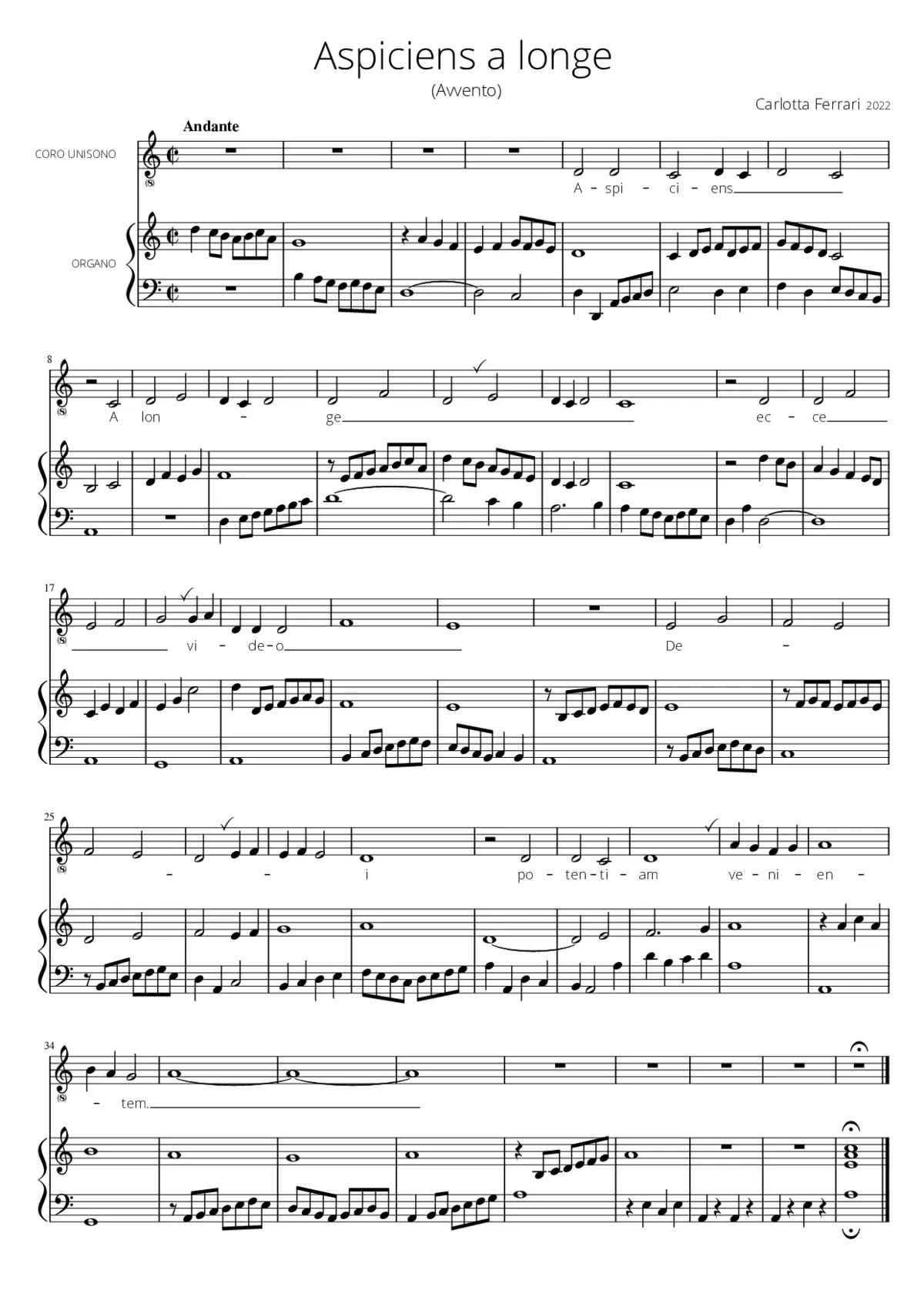 Aspiciens a longe - Page 1