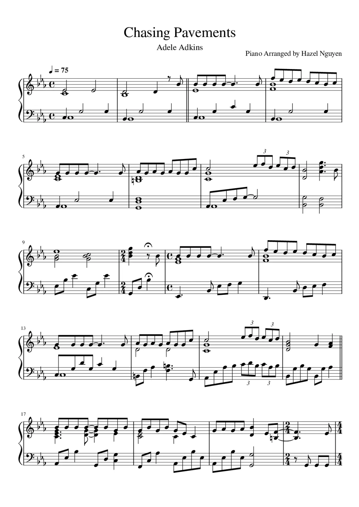 chasing pavements - Page 1