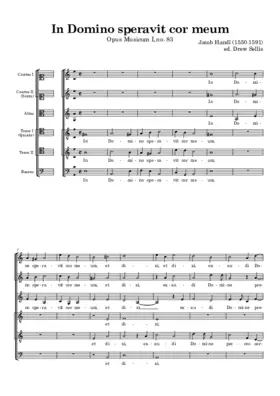 In Domino speravit cor meum