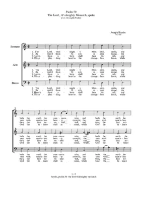 The Lord, th'Almighty monarch, spake