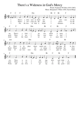 There's a wideness in God's mercy (Vail)