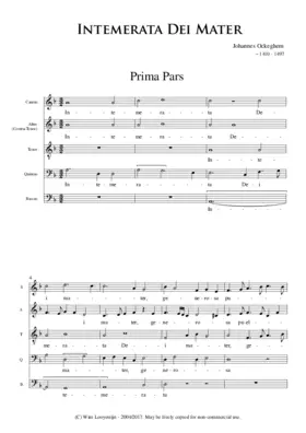 Intemerata Dei mater