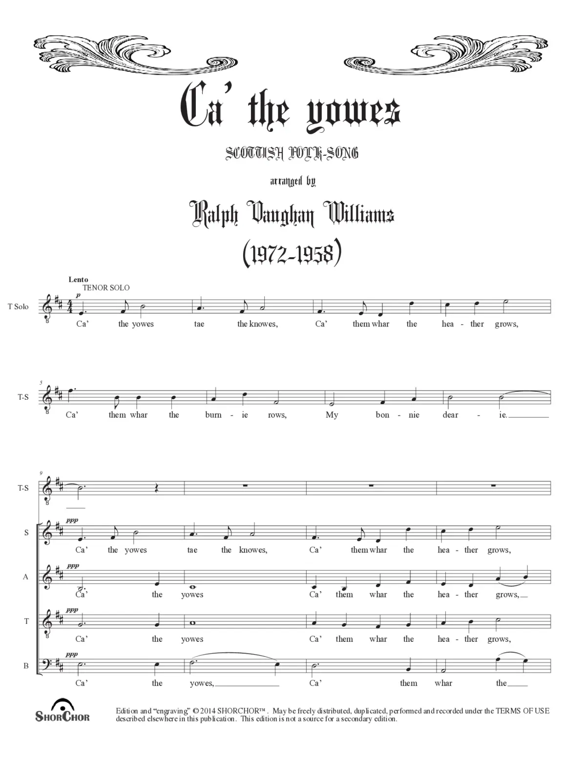 Ca' the yowes - Page 1