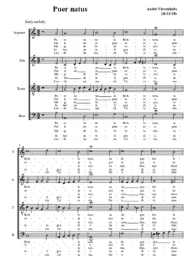 Puer natus in Bethlehem I